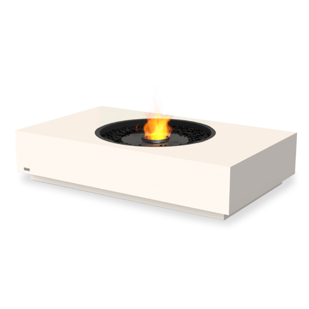 EcoSmart Fire - Martini 50 witte vuurtafel op bio ethanol