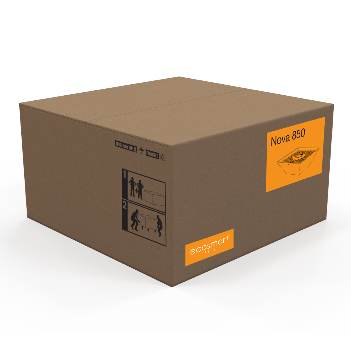 Verpakking in doos EcoSmart Fire - Nova 850 haard