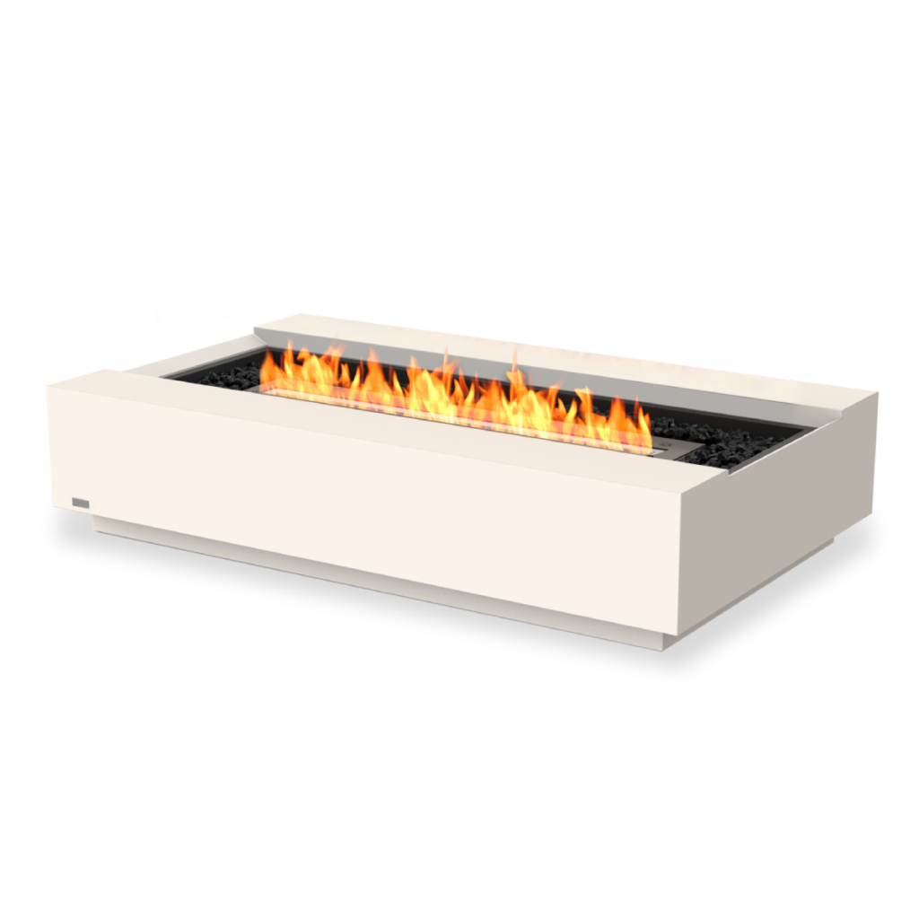 EcoSmart Fire - Cosmo 50 witte vuurtafel op bio ethanol