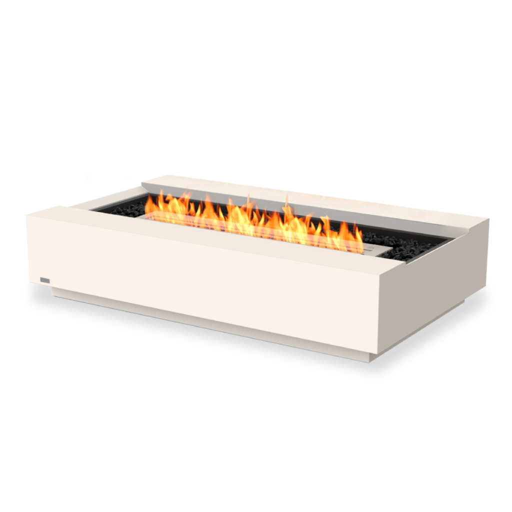 EcoSmart Fire - Cosmo 50 witte vuurtafel op bio ethanol