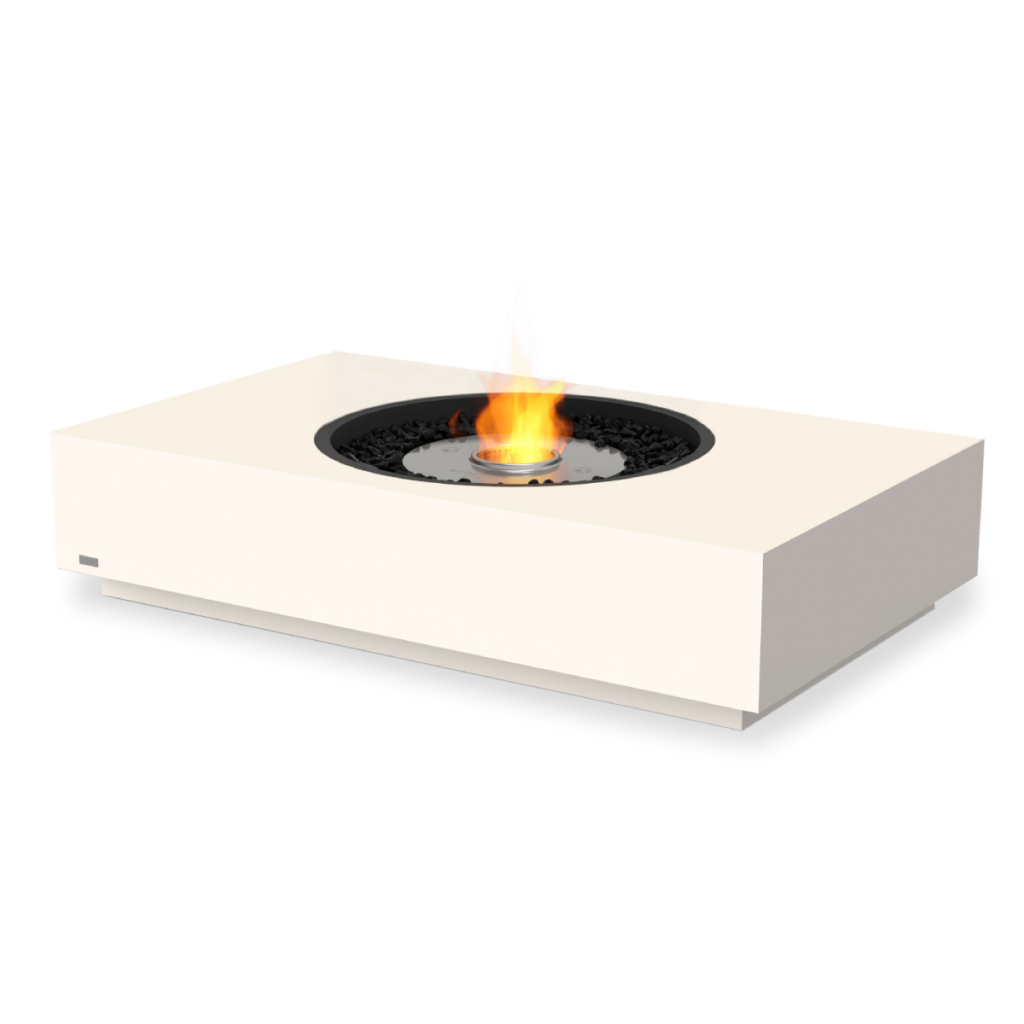 EcoSmart Fire - Martini 50 witte vuurtafel op bio ethanol