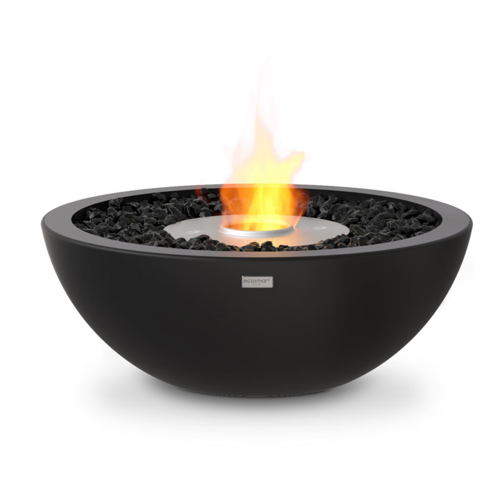 EcoSmart Fire - Mix 600 beton haard in de kleur graphite