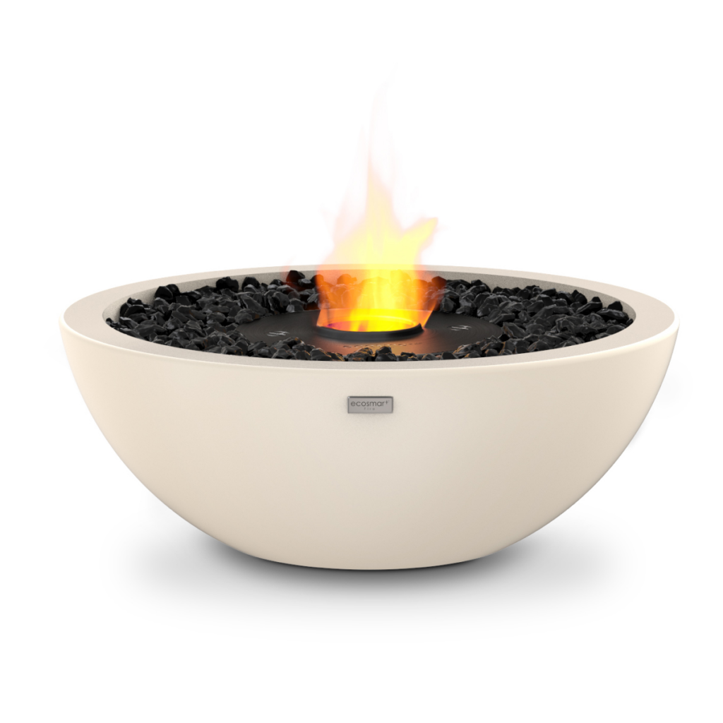 EcoSmart Fire - Mix 600 beton haard lichtgekleurd