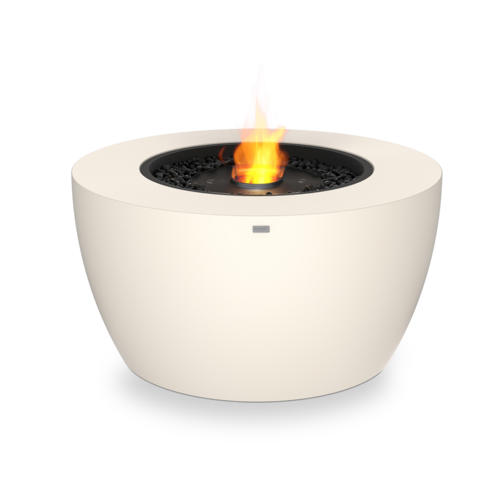 EcoSmart Fire - Pod 40 haard op gas in het wit