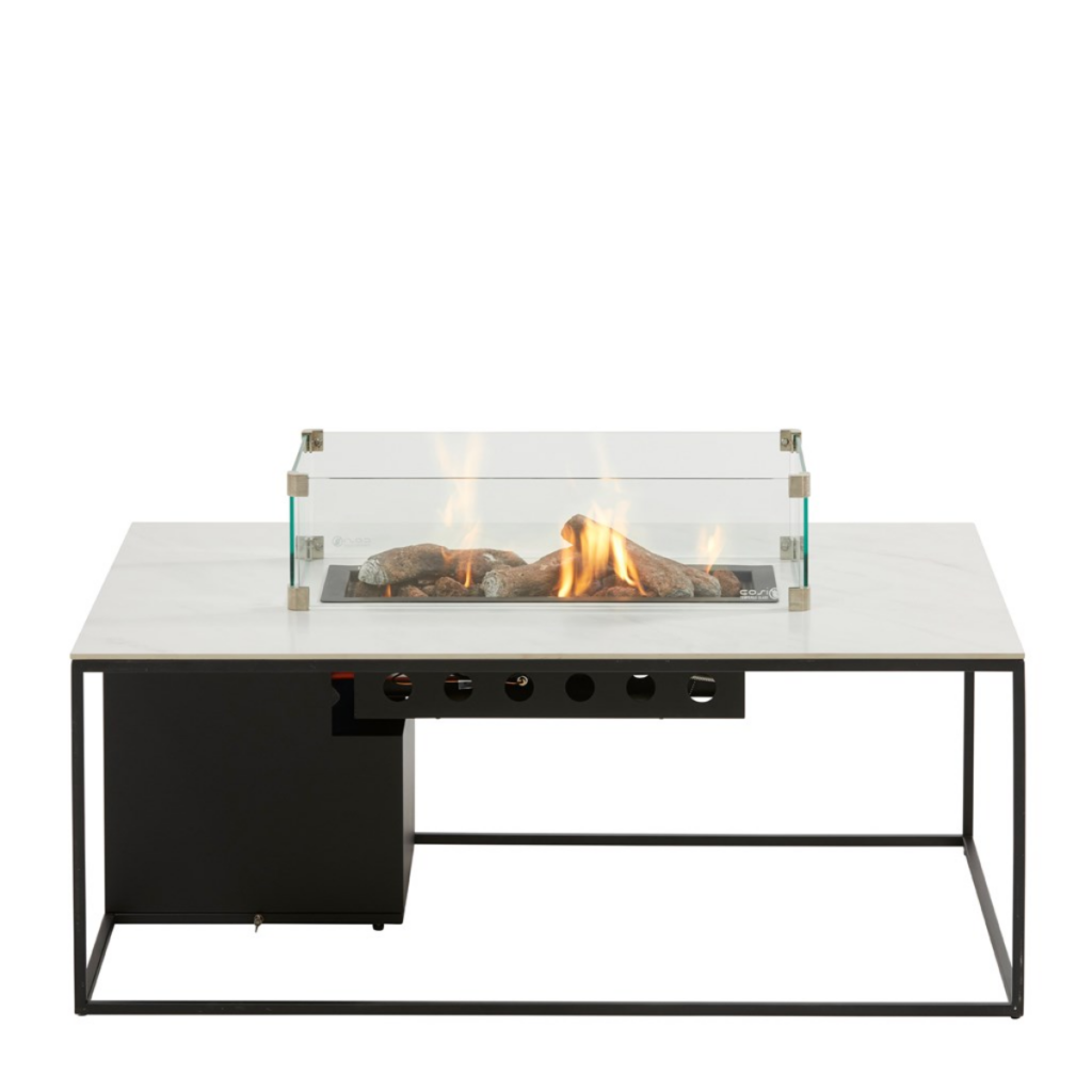 Cosi Fires - Vuurtafel Cosidesign Black / White Marmer (120cm)