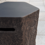 Elementi - Gasfles cover basalt natuursteenlook - Afbeelding 4