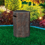 Elementi - Gasfles cover basalt natuursteenlook - Afbeelding 3
