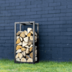 Houtopslag zwart M - Esschert Design