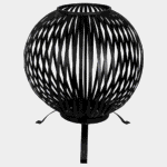 Vuurkorf Vuurbal Strepen Zwart - Esschert Design - Afbeelding 5