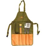 Esschert Design - BBQ schort met gereedschap