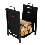 Haardbloktas zwart met houder - Esschert Design - Afbeelding 2