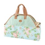 Esschert Design - Haardhouttas met rozenprint