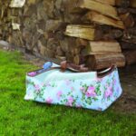 Esschert Design - Haardhouttas met rozenprint - Afbeelding 2